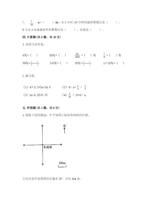 小升初六年级期末测试卷【培优b卷】.docx