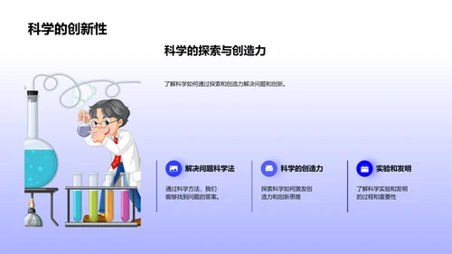 科学学习的重要性PPT模板