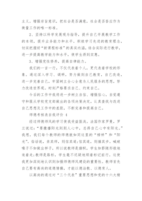 师德考核表自我评价.docx