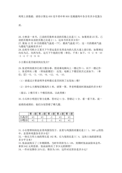 小升初数学应用题50道学生专用.docx