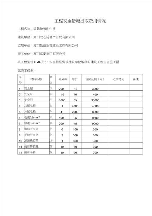 安全承包责任制