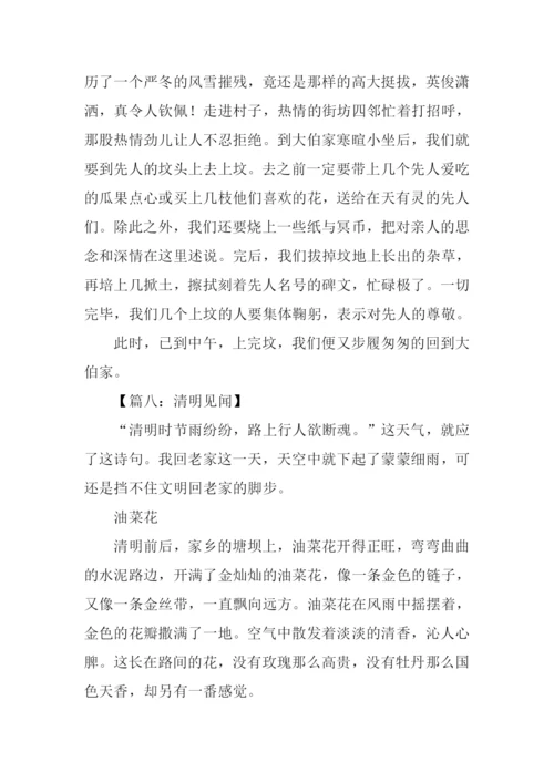 清明见闻作文400字.docx