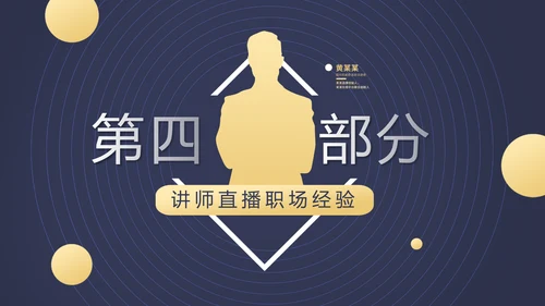 职场直播演讲工作总结商务通用动态PPT模板