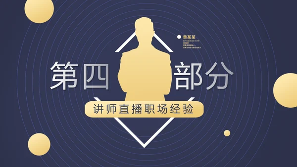 职场直播演讲工作总结商务通用动态PPT模板
