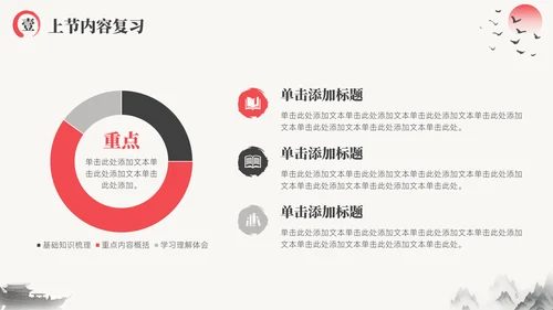 水墨中国风教育教学通用PPT模板