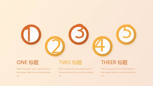 橙色试试瑜伽健身宣传动态PPT