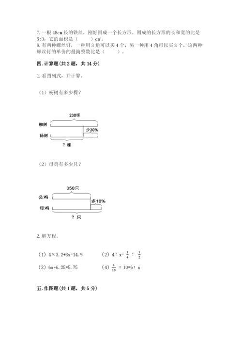 北京版六年级下册数学期末测试卷带答案（a卷）.docx