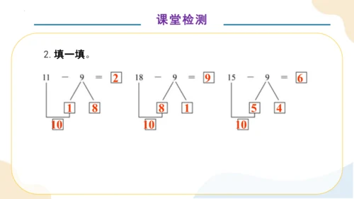 第二单元第1课时 十几减9（教学课件）一年级下册数学同步备课资料(共33张PPT)