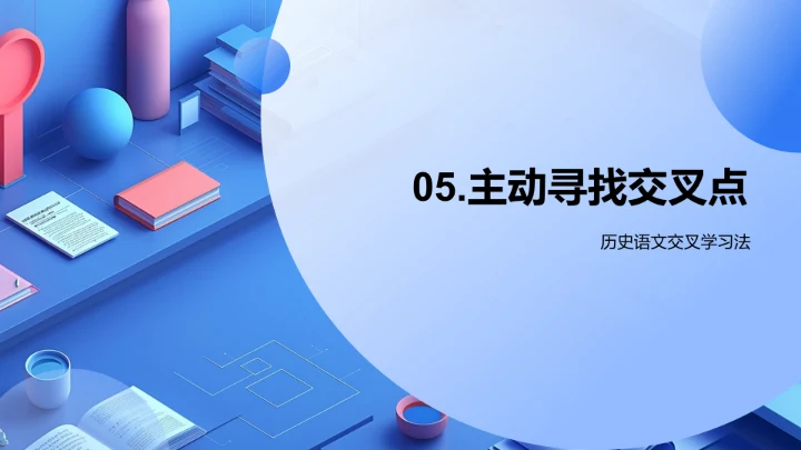 历史语文融合教学PPT模板