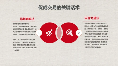 红色销售技巧培训PPT模板