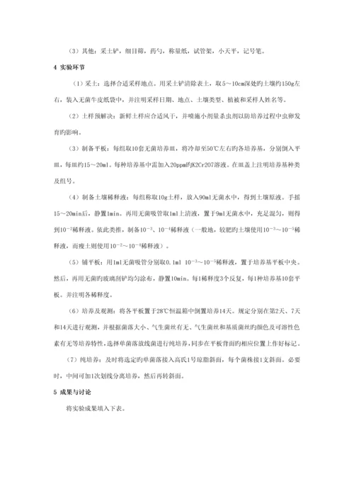 发酵标准工艺综合实习指导书.docx