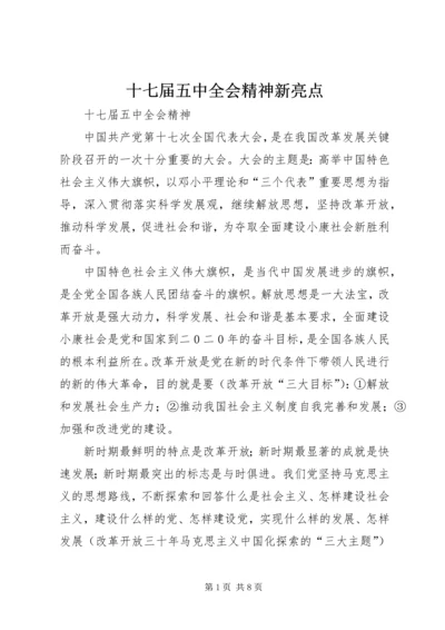 十七届五中全会精神新亮点 (2).docx