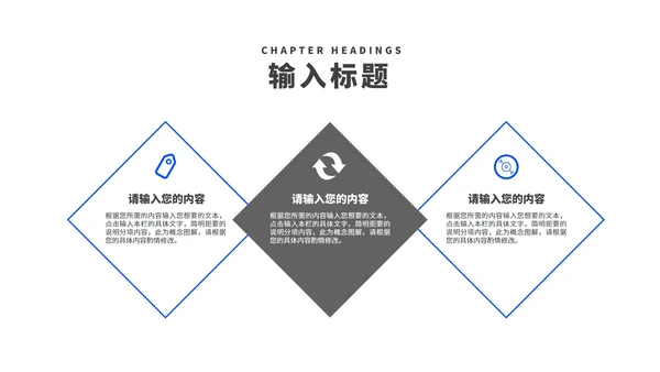 商务风蓝色建筑竞聘述职报告PPT模板