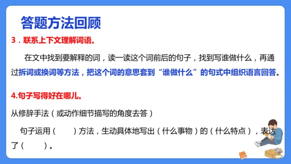 四上期末复习 课外阅读2024-2025学年