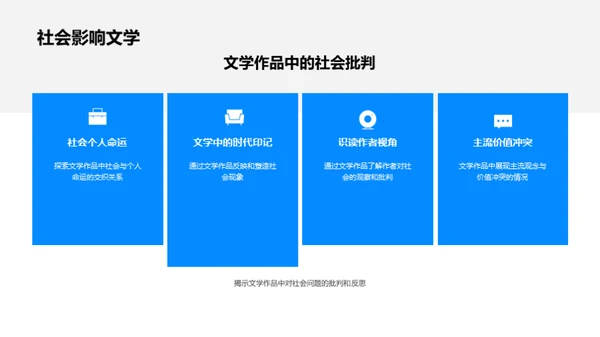文学对社会的解读
