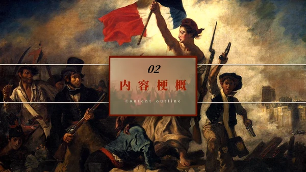 《悲惨世界》名著导读好书推荐PPT模板
