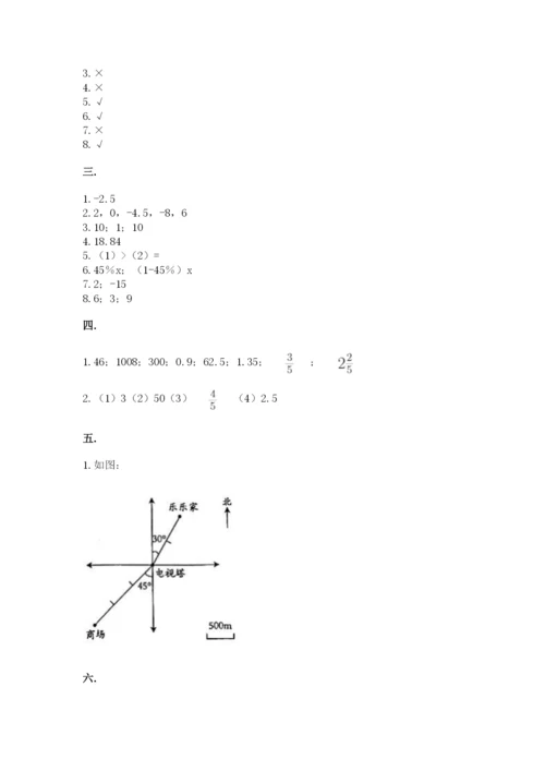 小升初数学考前检测试题往年题考.docx