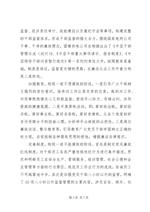 供电公司干部队伍建设经验交流材料.docx