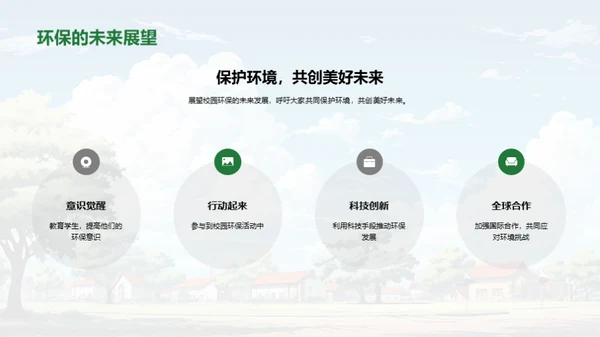 植树实践与校园环保