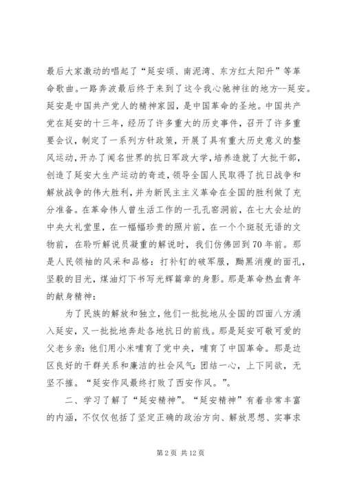 新时期延安精神学习心得 (3).docx