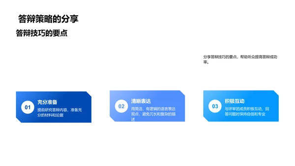 答辩技巧报告