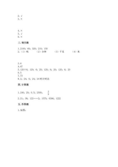 小学三年级下册数学期末测试卷附完整答案（夺冠系列）.docx
