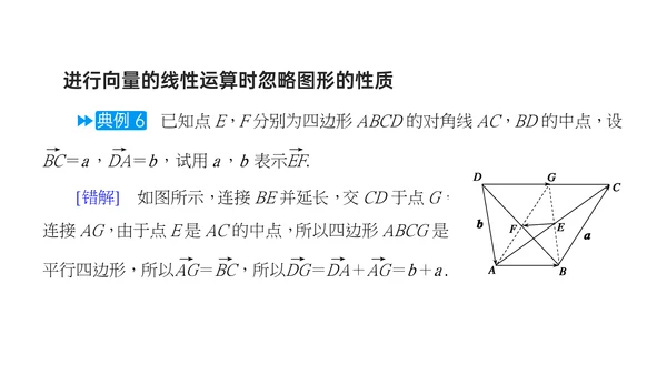 平面向量的线性运算数学教学PPT课件模版