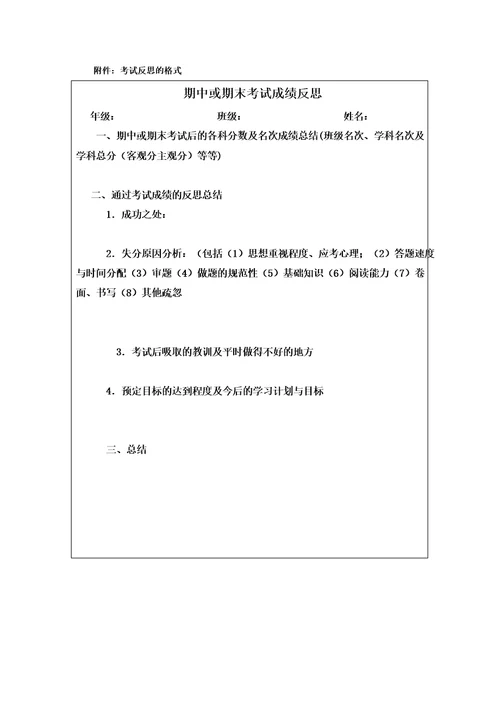 学习报告格式及要求