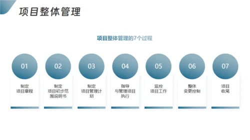 项目整体管理通用PPT模板