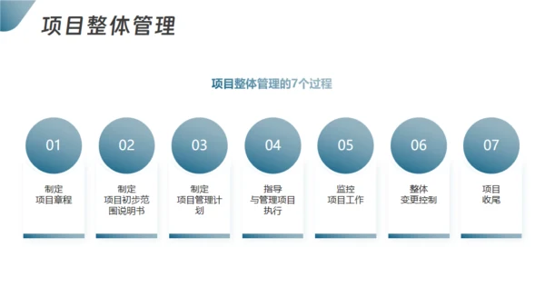 项目整体管理通用PPT模板
