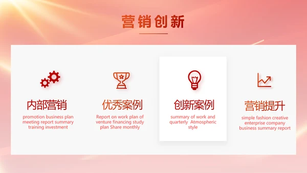 红色大气公司企业宣传简介介绍动态PPT模板