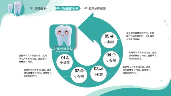 绿色简约国际爱牙日保护牙齿通用PPT模板
