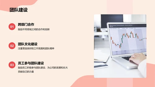 红色卡通插画人力资源竞聘述职PPT模板