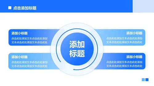 蓝色渐变商务风大学生创新创业计划书PPT模板
