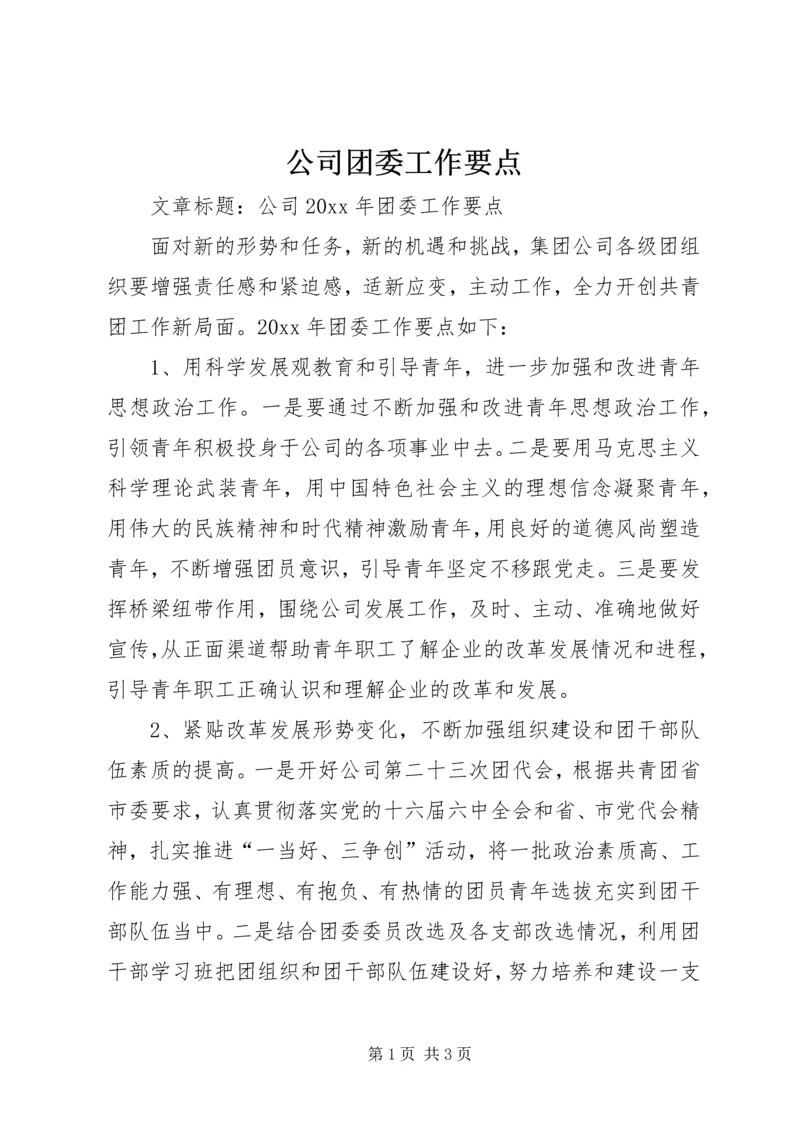 公司团委工作要点 (7).docx