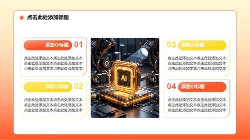 橙色商务风Deepseek使用攻略PPT模板