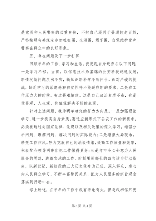 公安工作个人总结范文.docx