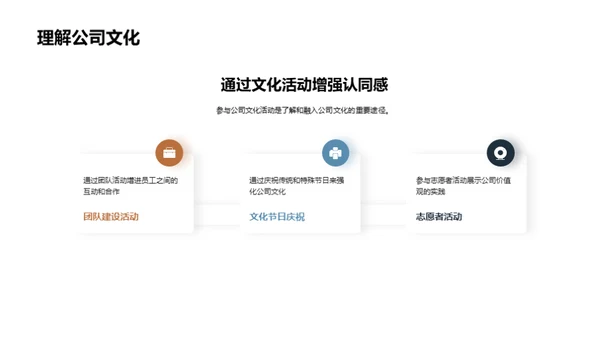 融入企业文化