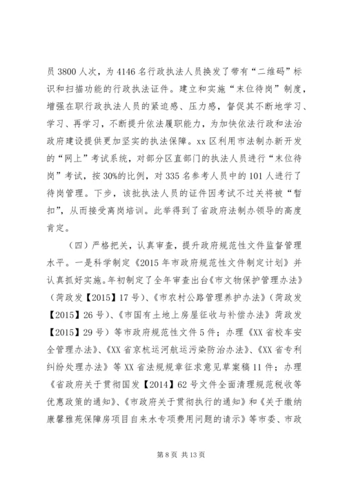 法制办年度工作总结和工作计划.docx