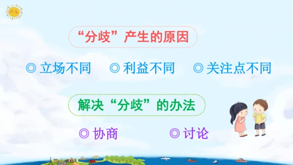 统编版语文六年级上册 第六单元  口语交际：意见不同怎么办  课件