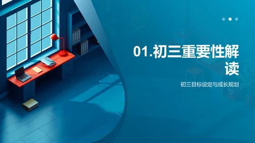初三成长规划班会PPT模板