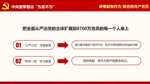 讲奉献有作为做合格共产党员PPT模板