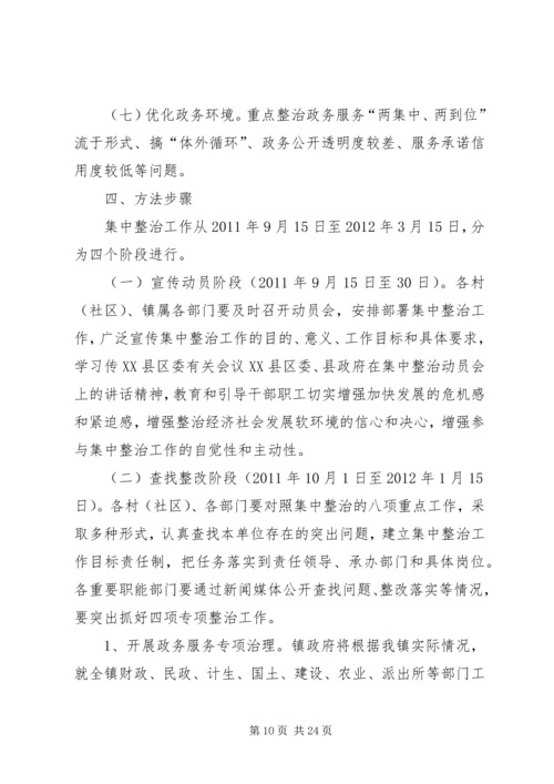 解放思想推动转型暨软环境硬治理活动实施方案.docx