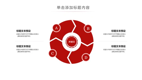 红色简洁人民法院法庭工作总结PPT模板