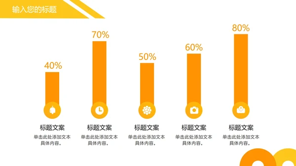 黄色渐变几何工作总结汇报PPT模板