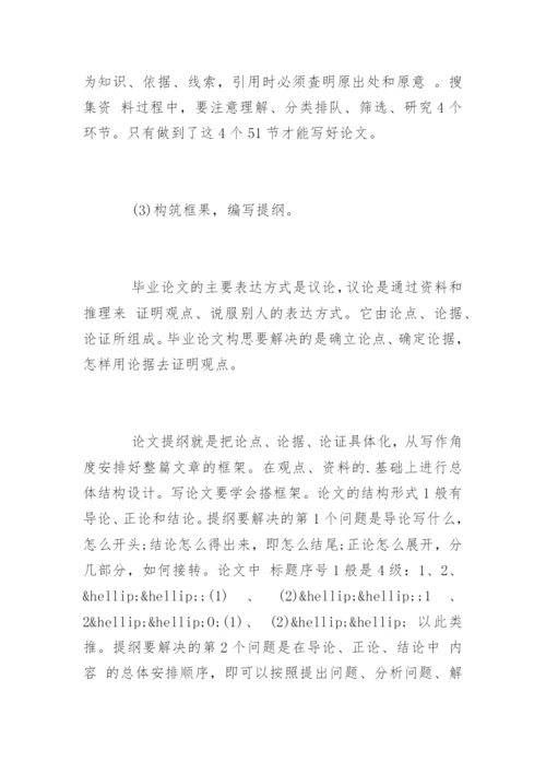 怎样写好自考法律专业毕业论文.docx