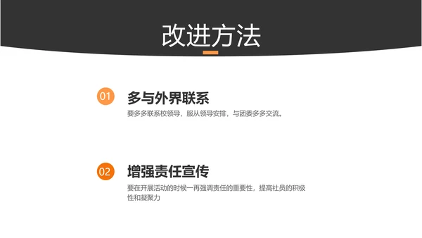 简约风黄色校园社团汇报PPT