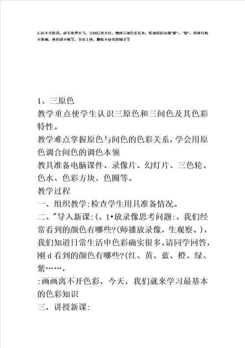 水粉画的训练方法与步骤模板