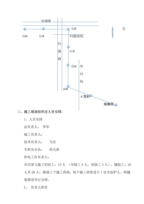 110kV张火双回线路拆除综合施工专题方案.docx