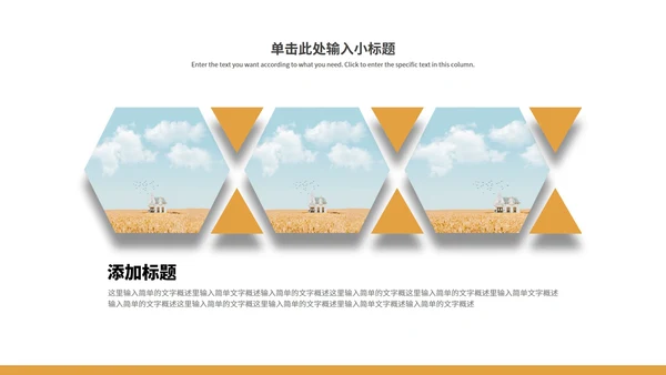 黄色简约风社会实践报告PPT模板